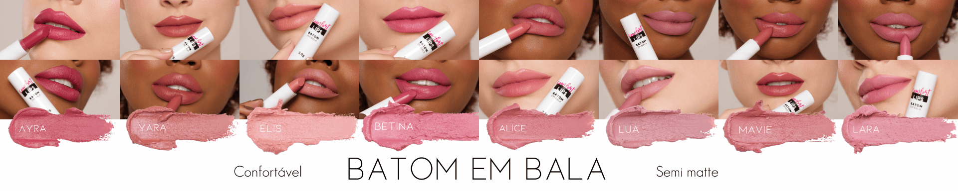 Banner Batom em Bala